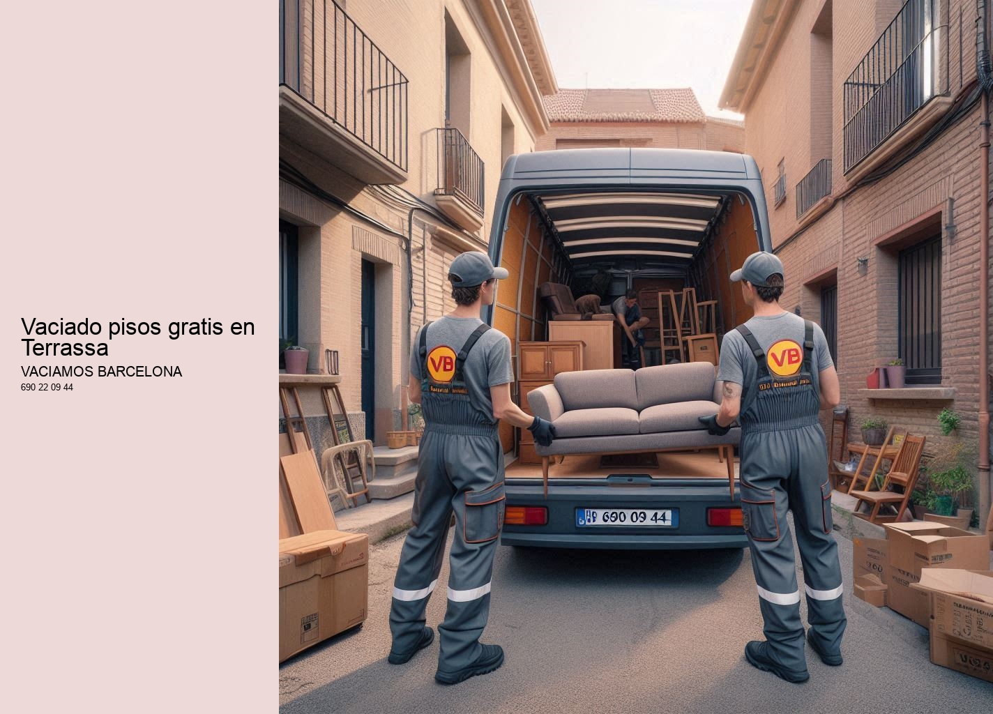 Vaciado pisos gratis en Terrassa