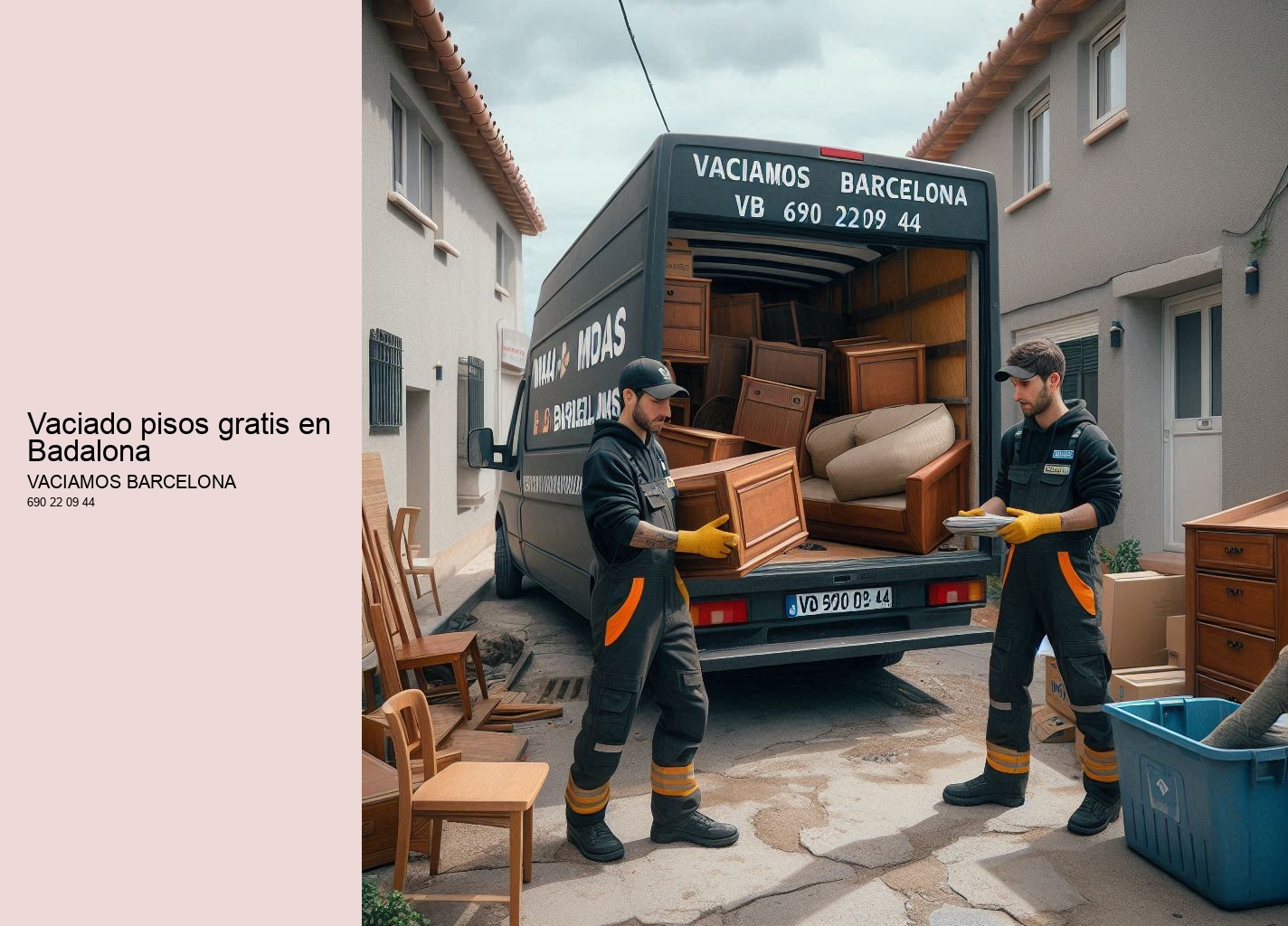 Vaciado pisos gratis en Badalona