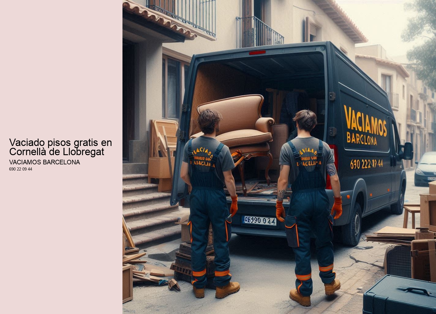 Vaciado pisos gratis en Cornellà de Llobregat