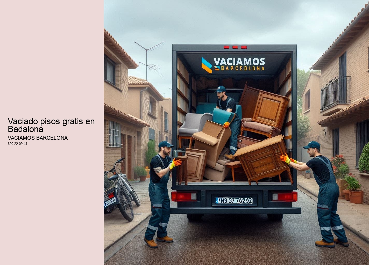 Servicio de mudanzas y vaciado de muebles