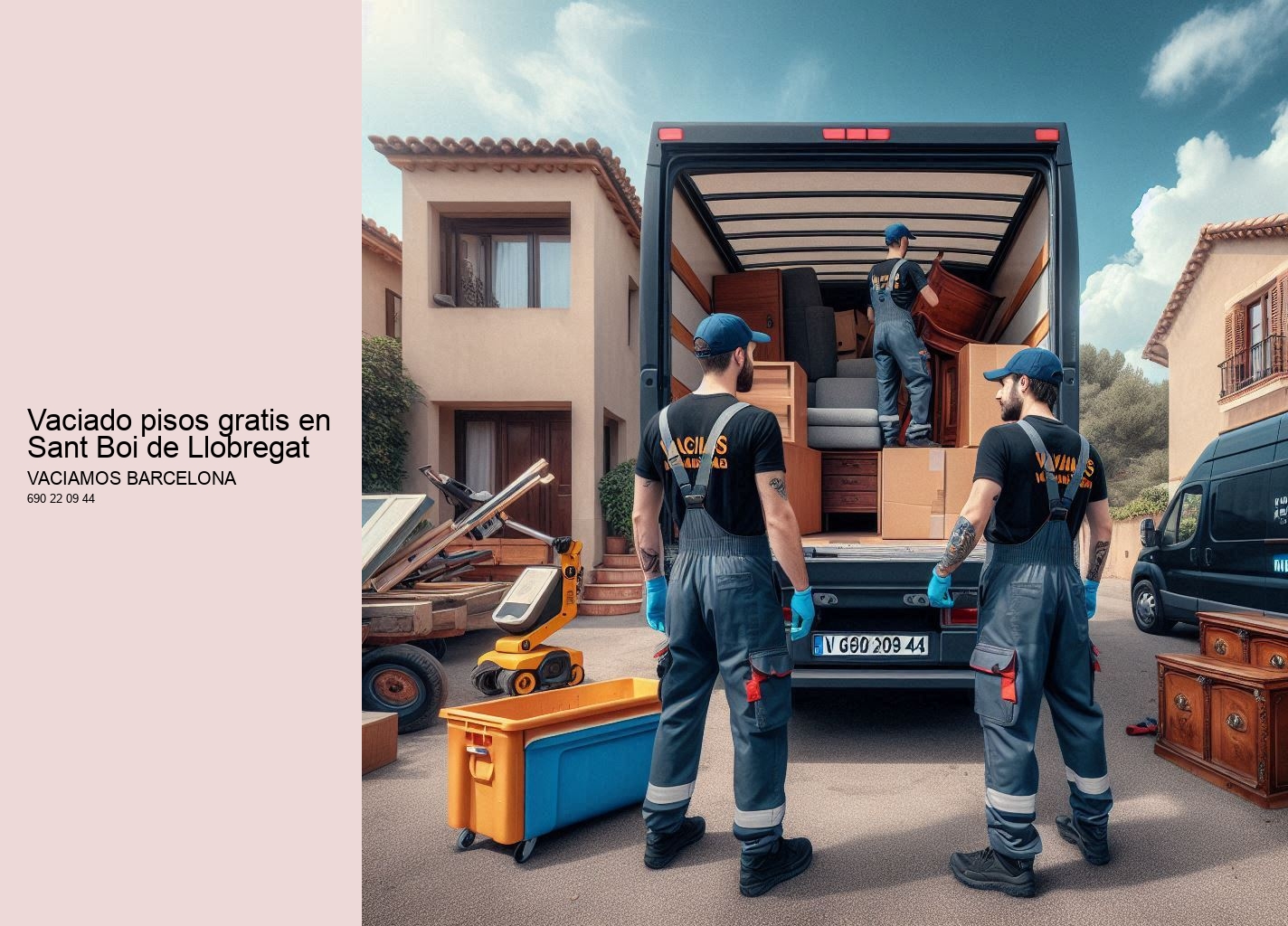 Servicio de mudanzas y vaciado de muebles